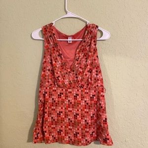 Merona polka dot top